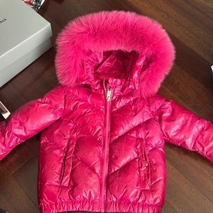 ADD fuschia down jacket size 2/3